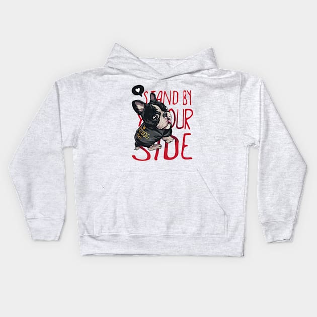 Stand By Your Side Kids Hoodie by Mako Design 